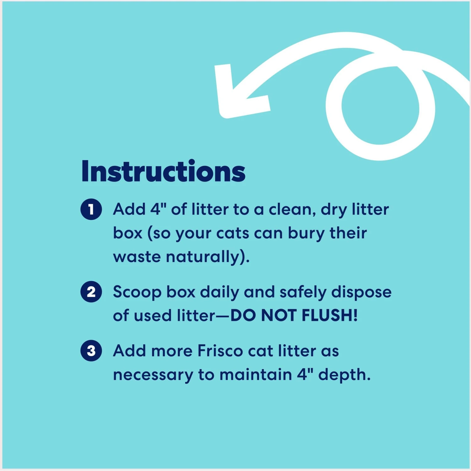 Frisco Multi-Cat Unscented Clumping Clay Cat Litter