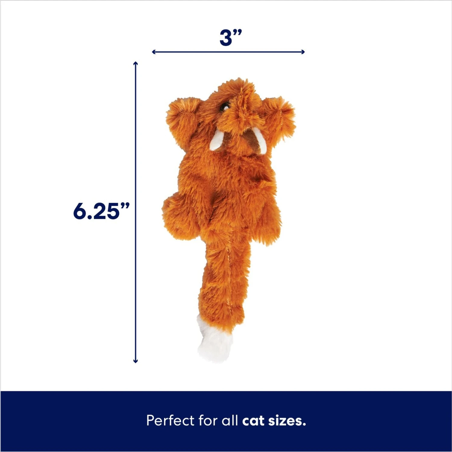 Frisco Squirrel Plush Cat Toy with Refillable Catnip