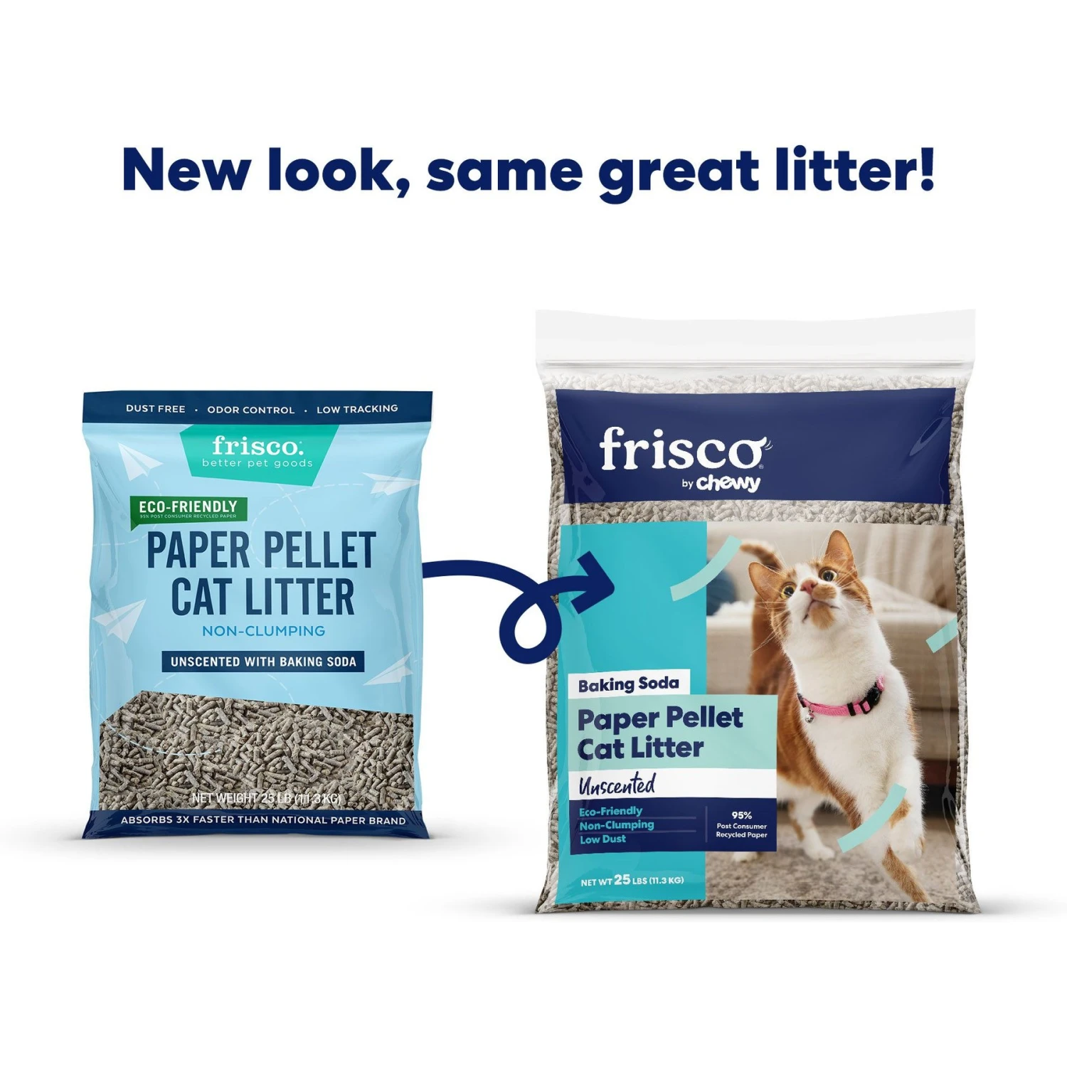 Frisco Unscented Non-Clumping Recycled Paper Cat Litter