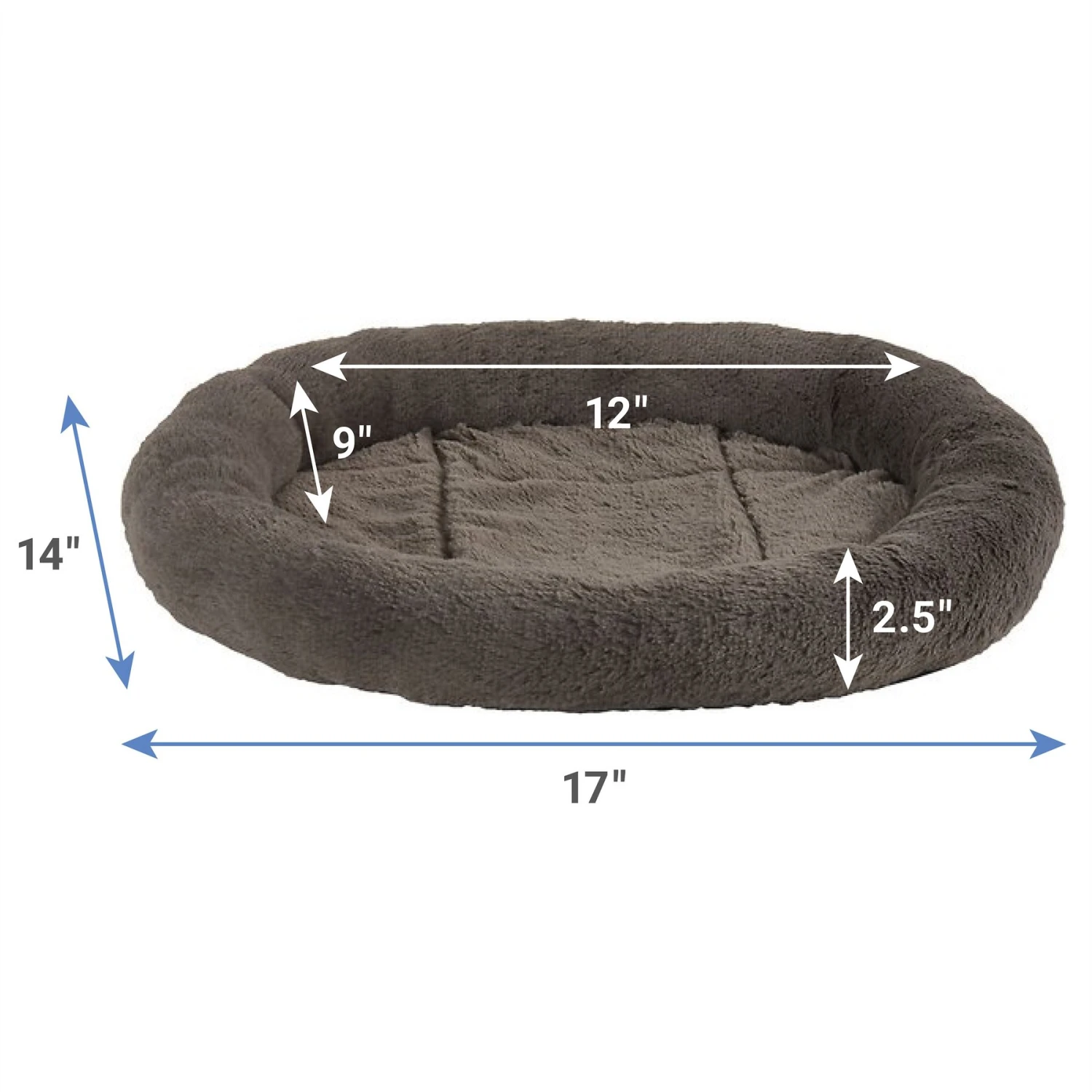 Frisco Self Warming Bolster Round Kitten Bed
