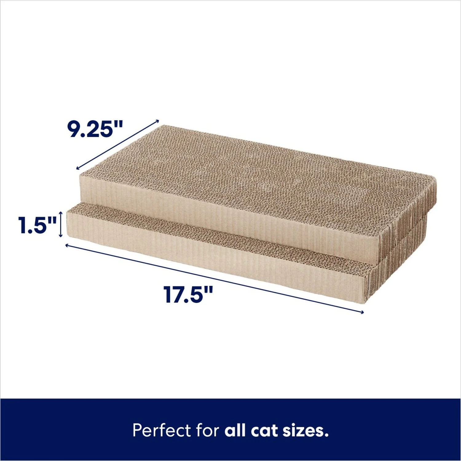 Frisco Double-Wide Cat Scratcher Toy Refill with Catnip, 2 count