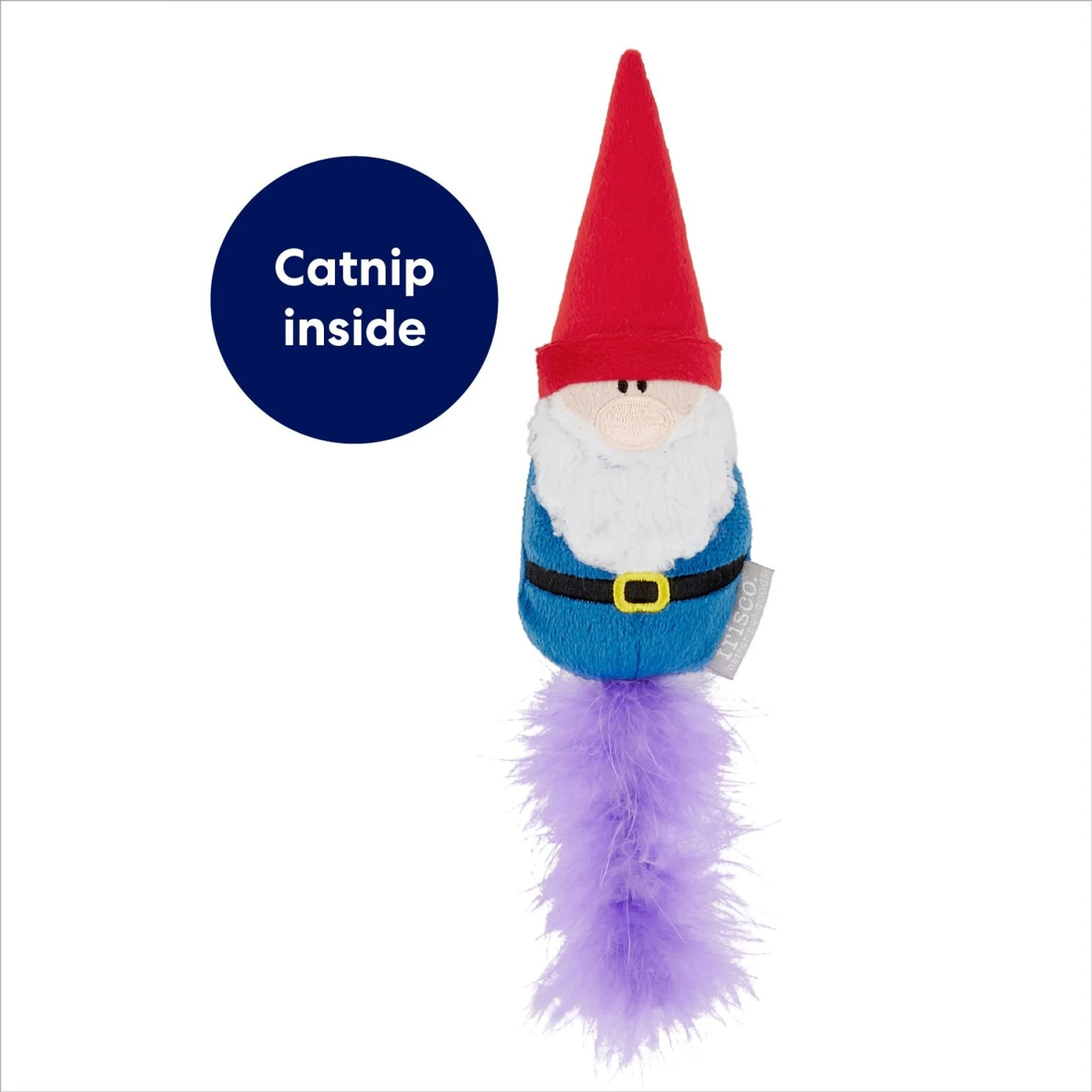 Frisco Mythical Mates Gnome Plush Kicker Cat Toy with Catnip
