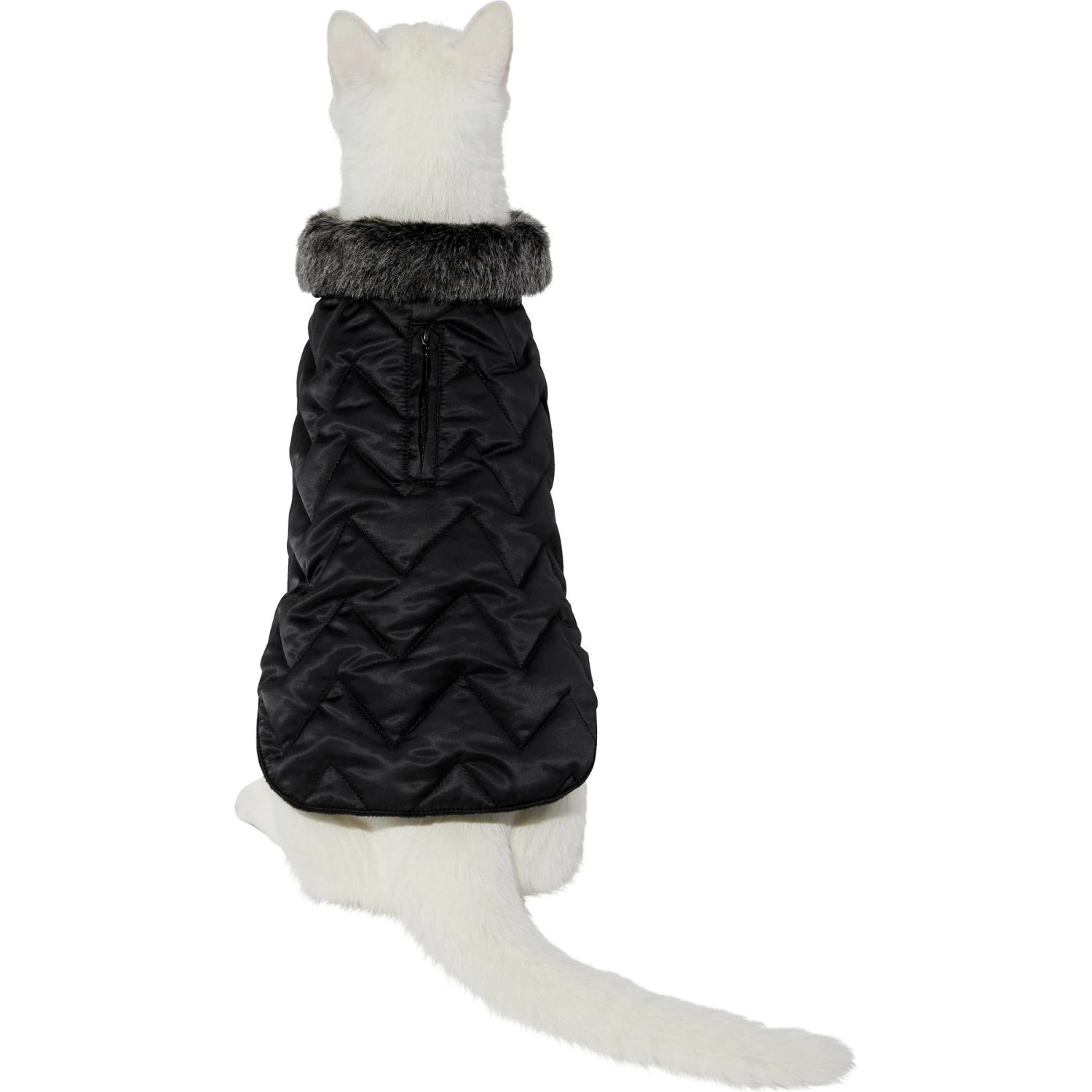 Frisco Mediumweight Chevron Insulated Quilted Dog & Cat Coat