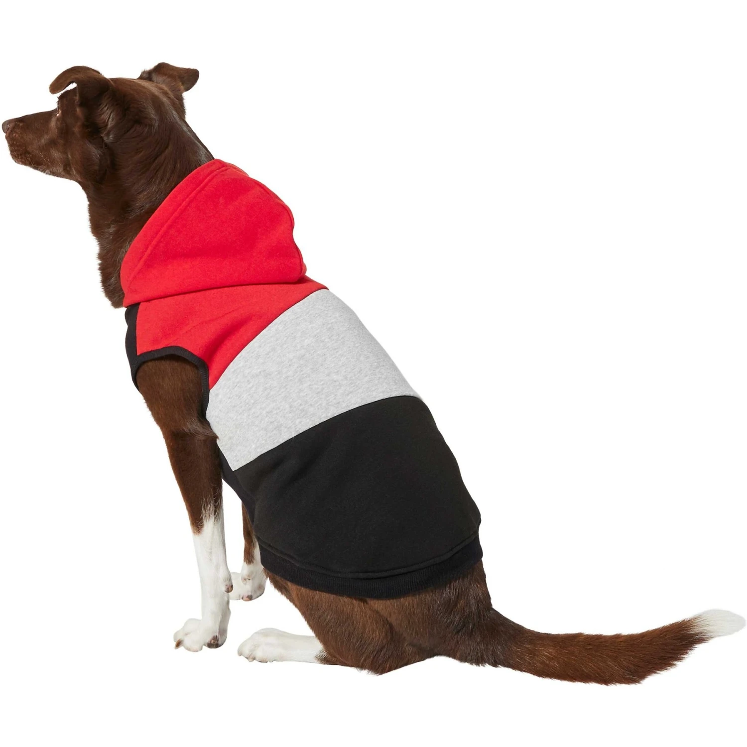 Frisco Colorblock Dog & Cat Sleeveless Hoodie