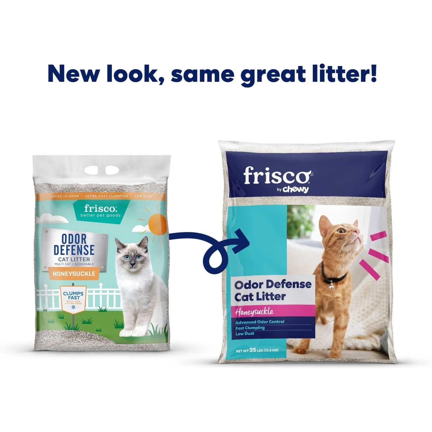 Frisco Odor Defense Honeysuckle Scented Clumping Clay Cat Litter