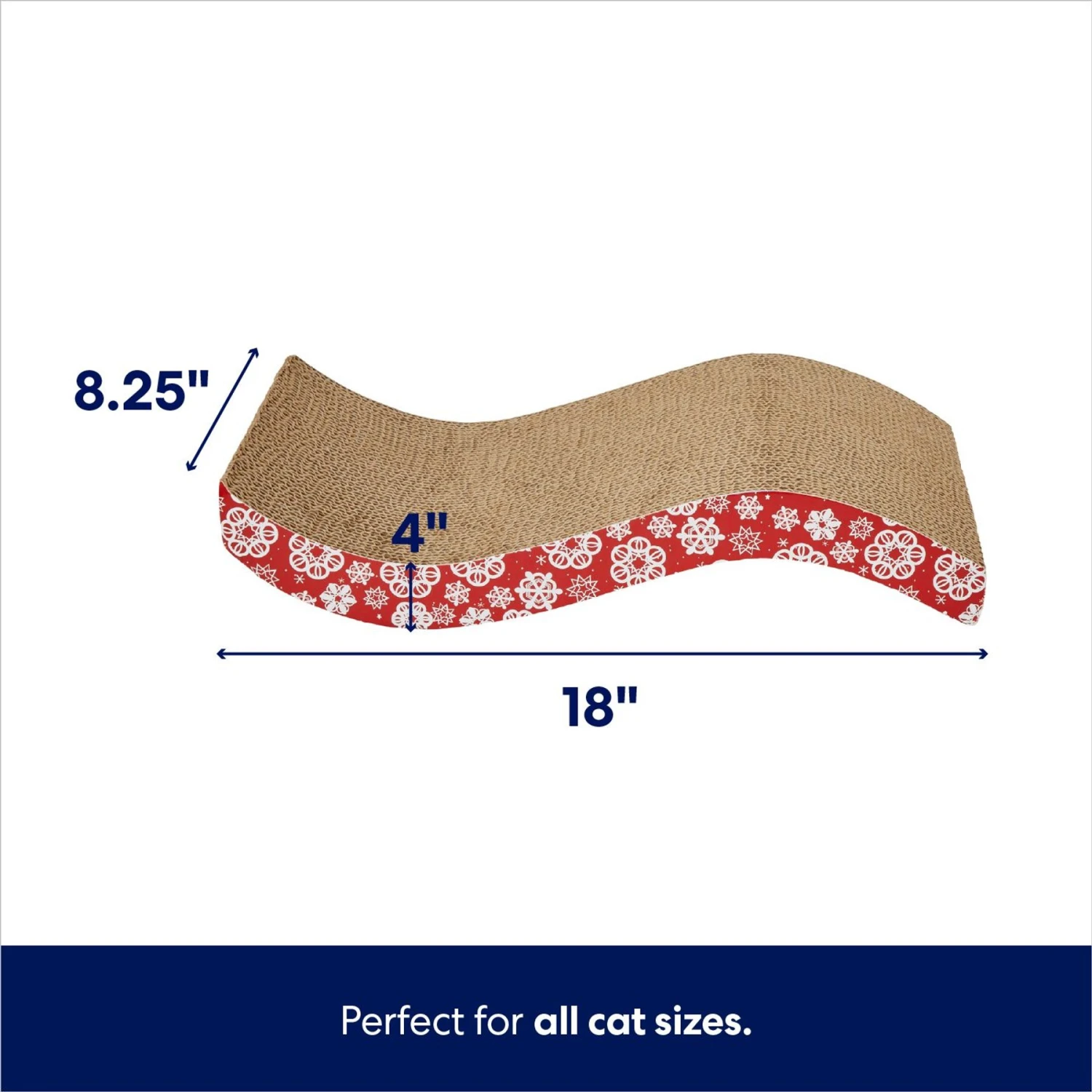 Frisco Holiday Wave Cat Scratcher Toy with Catnip