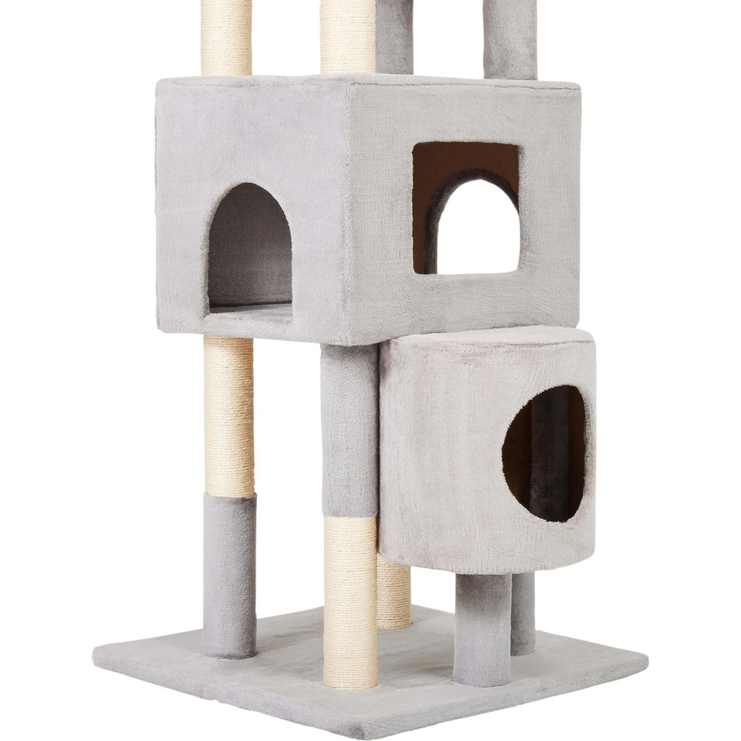 Frisco 71-in Faux Fur Cat Tree & Condo