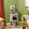 Frisco 36-in Real Carpet Wooden Cat Tree