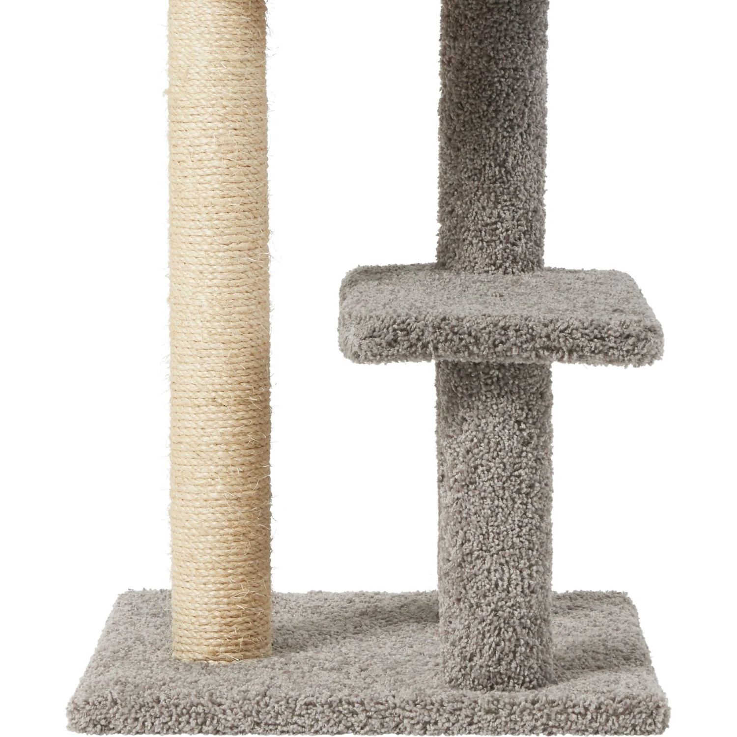 Frisco 41.5-in Real Carpet Wooden Cat Tree