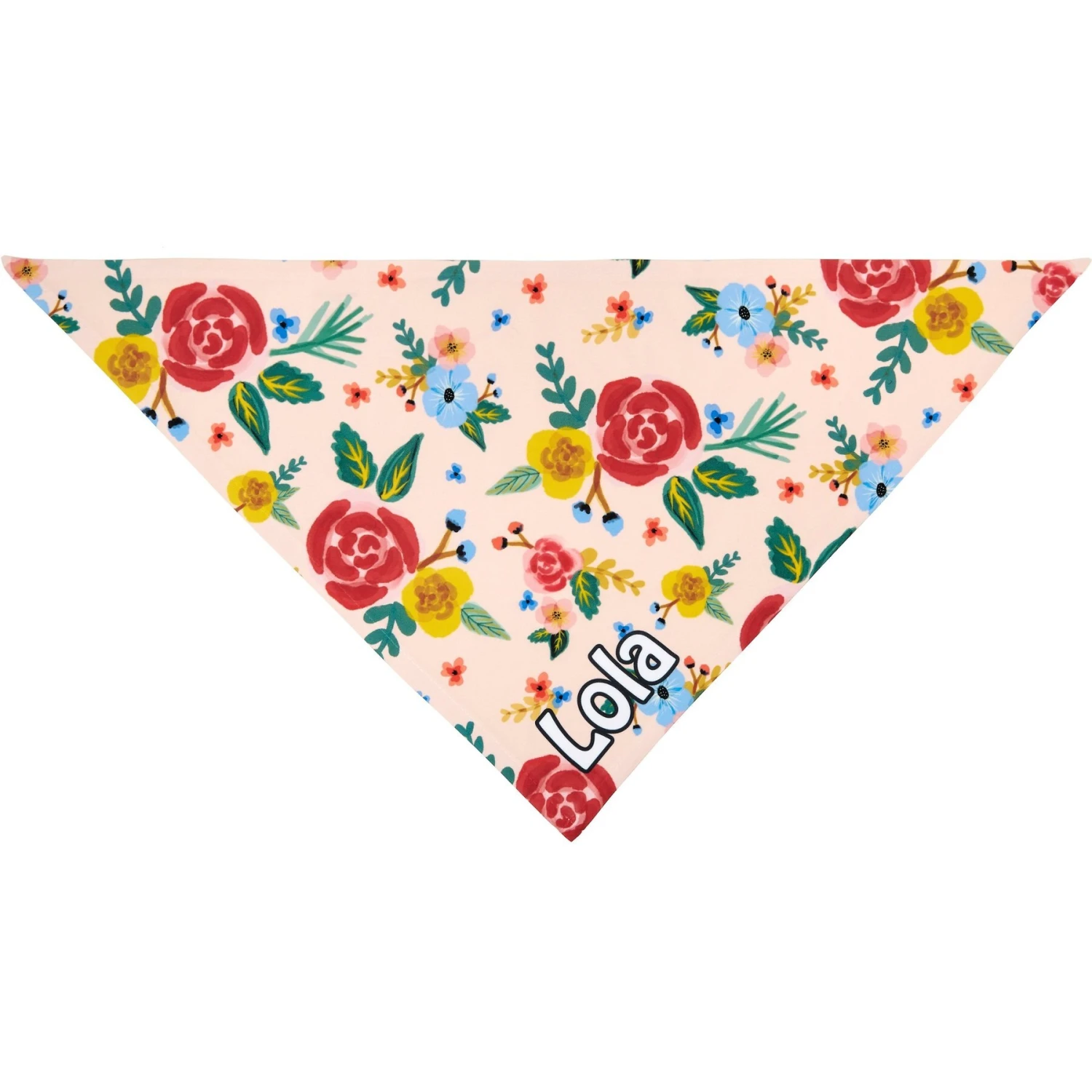 Frisco Floral Personalized Dog & Cat Bandana