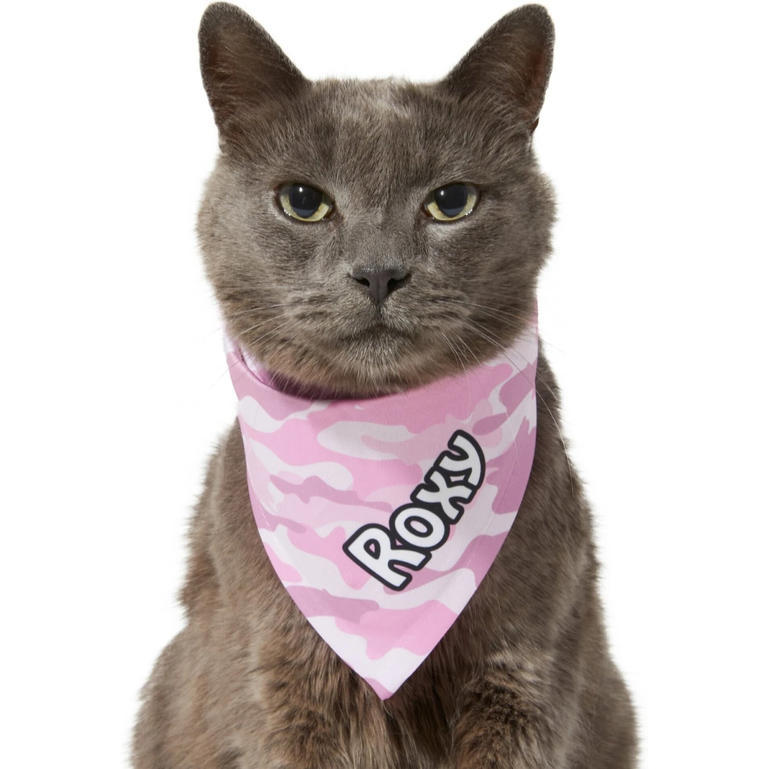 Frisco Pink Camo Personalized Dog & Cat Bandana