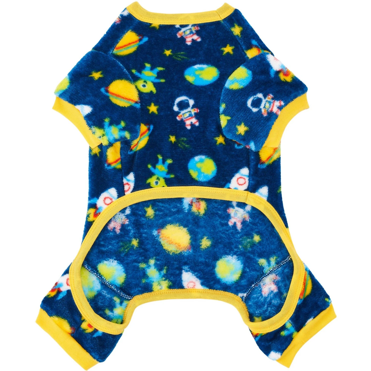 Frisco Dog & Cat Cozy Plush Fleece PJs, Outer Space