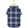 Frisco Navy Plaid Dog & Cat Flannel Shirt