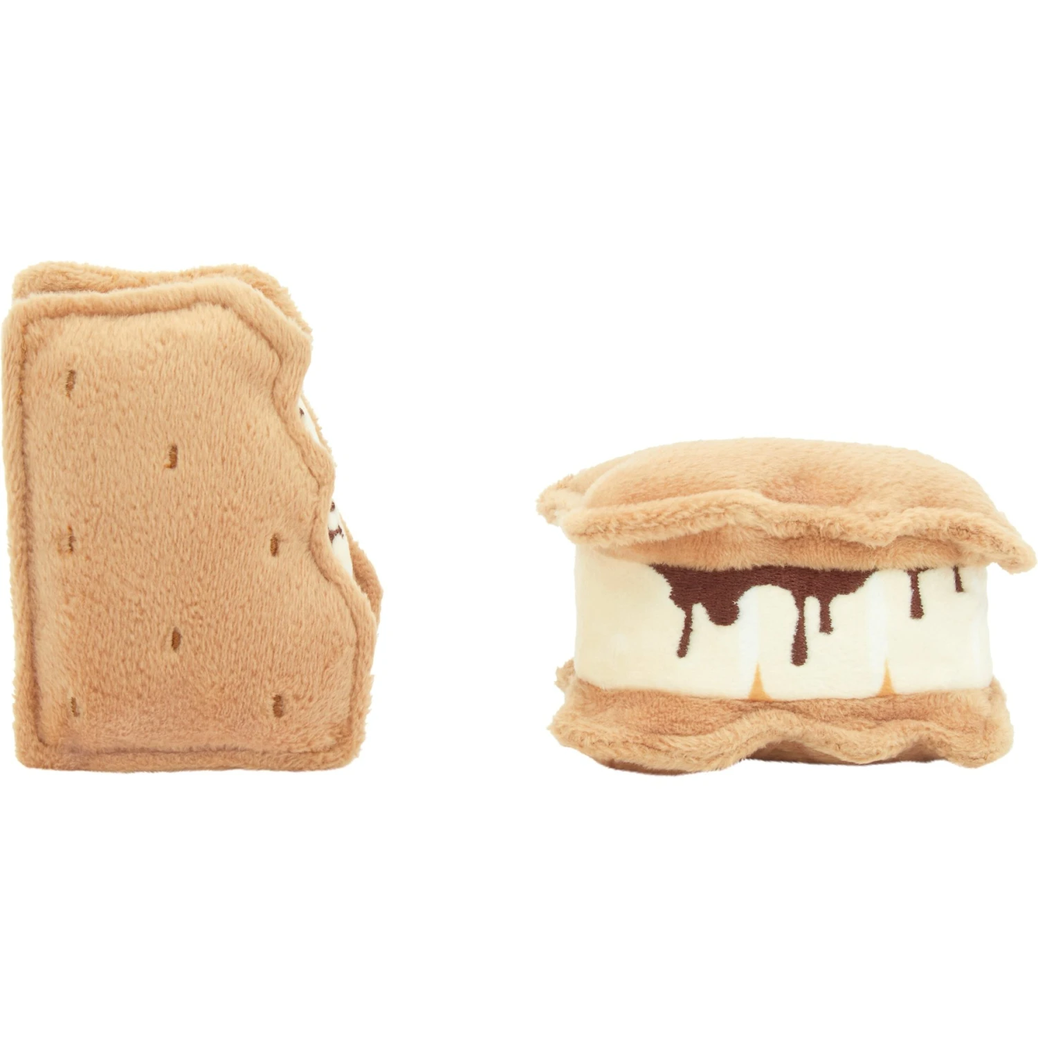 Frisco Camping S'mores Plush Cat Toy with Catnip, 2 count