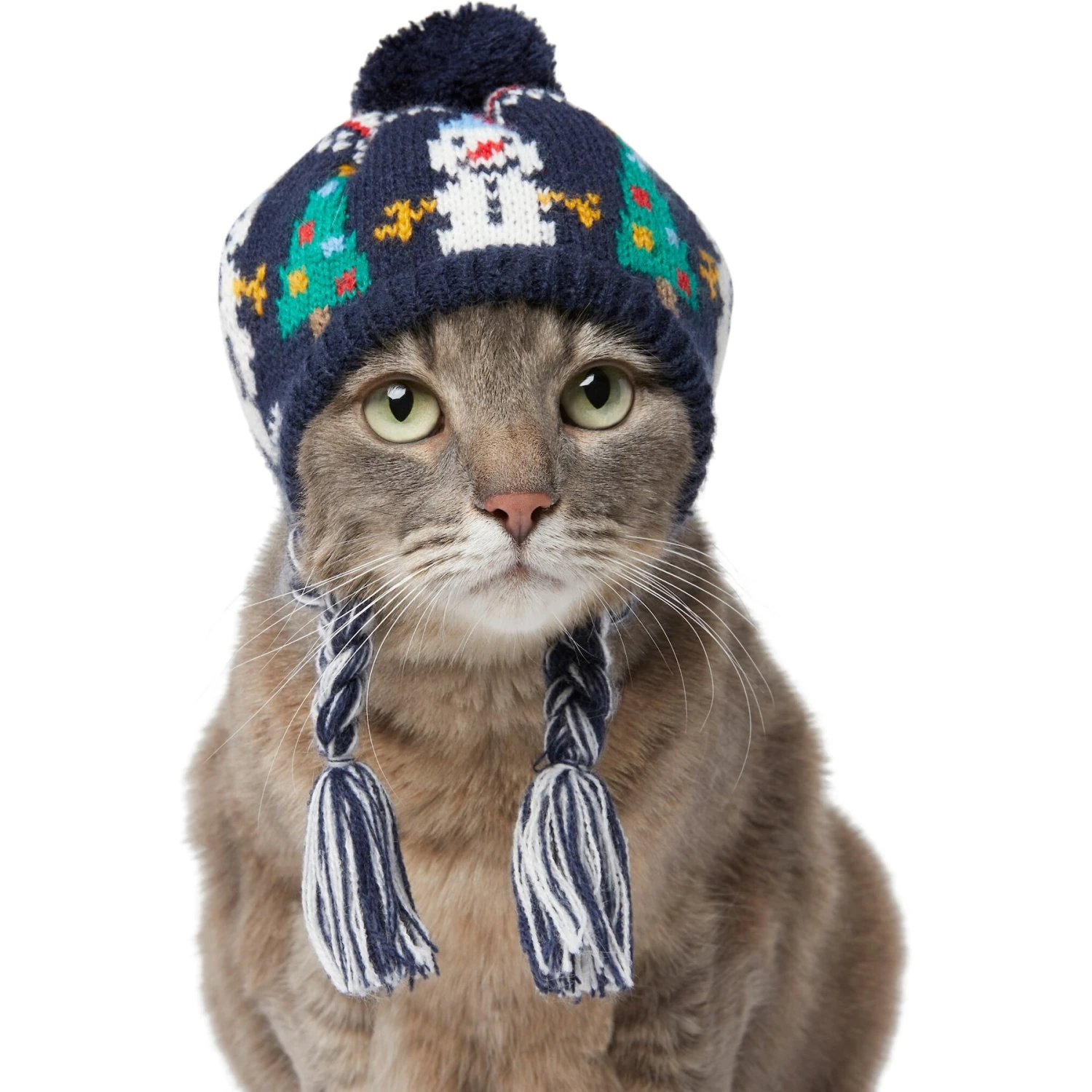 Frisco Jolly Snowman Dog & Cat Knitted Hat