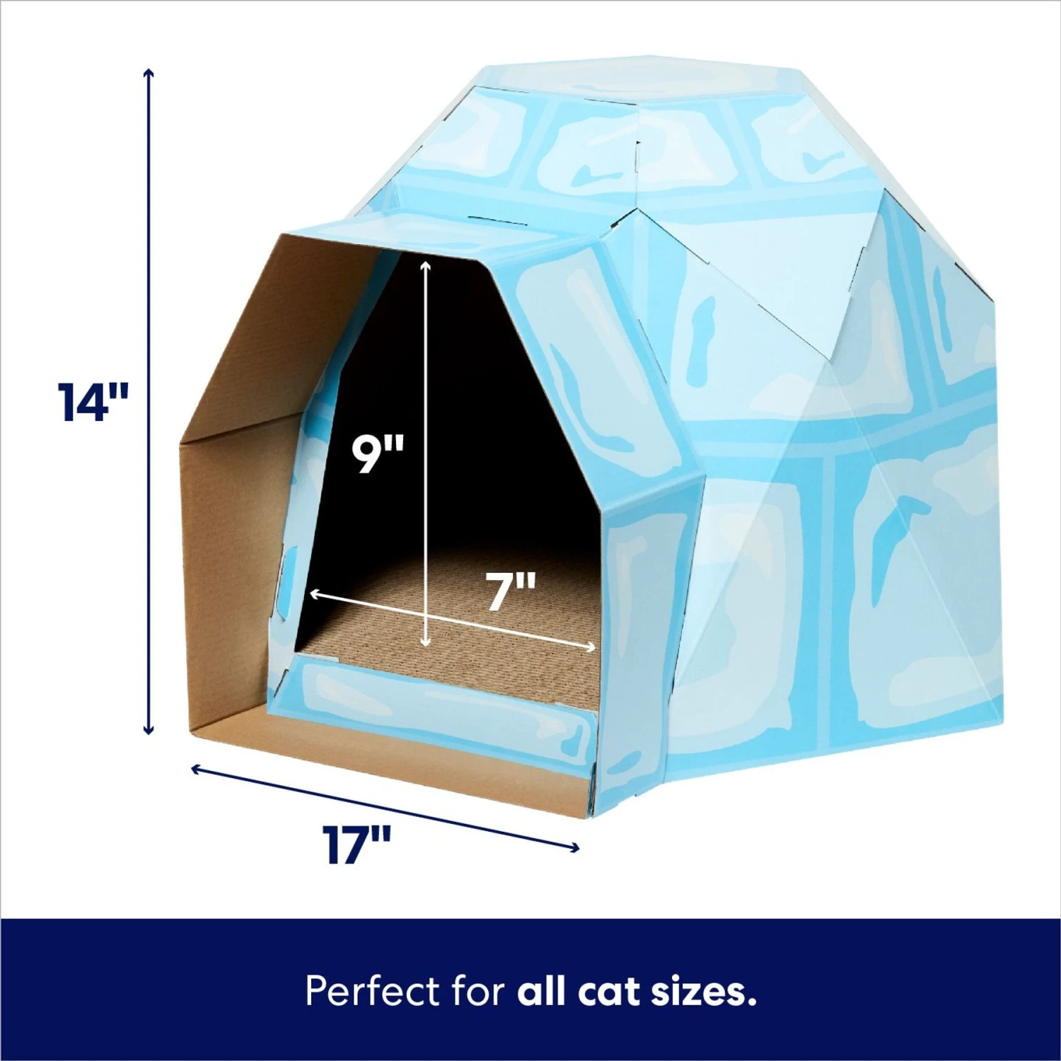 Frisco Igloo Cardboard Cat House