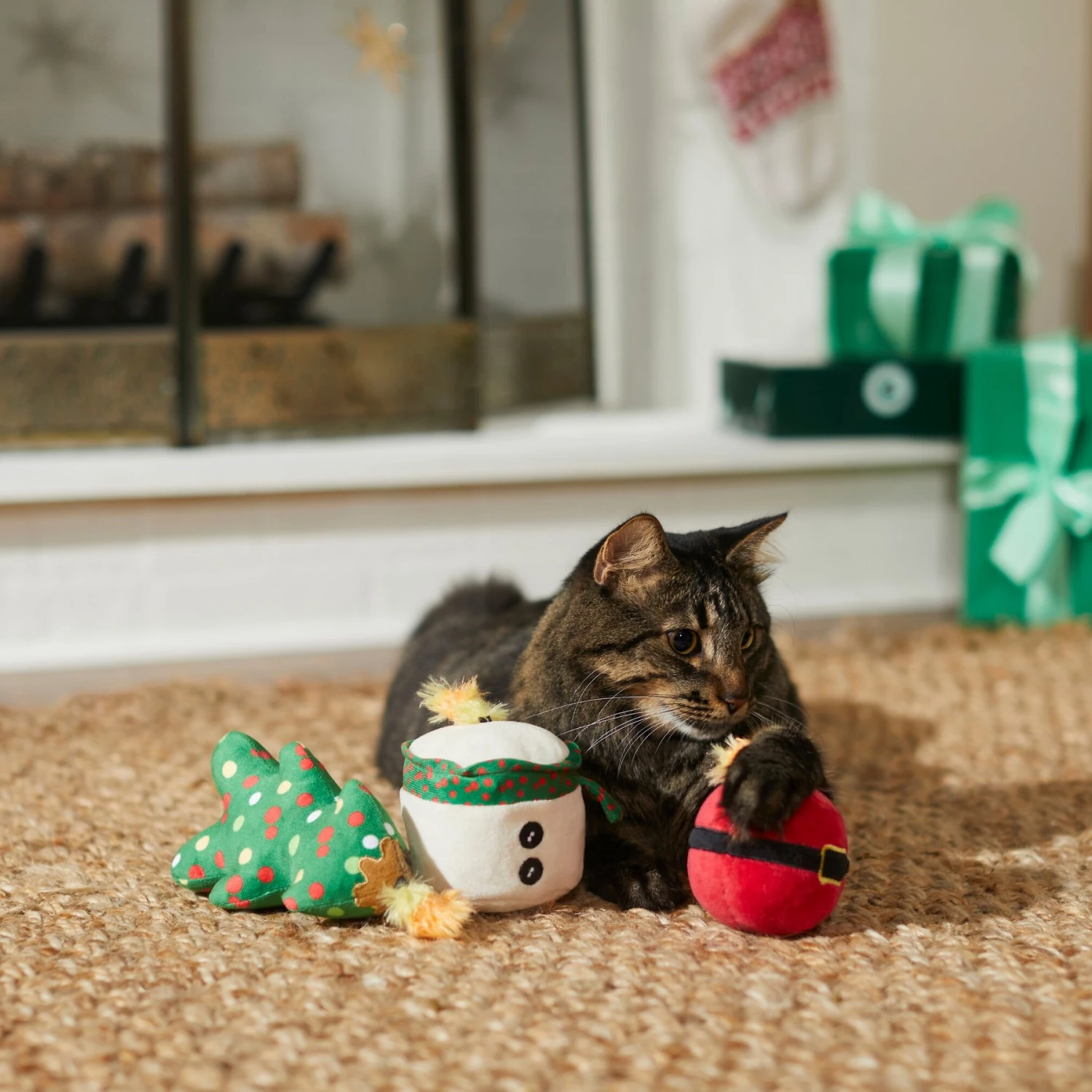 Frisco Holiday Candles Plush Cat Toy With Catnip