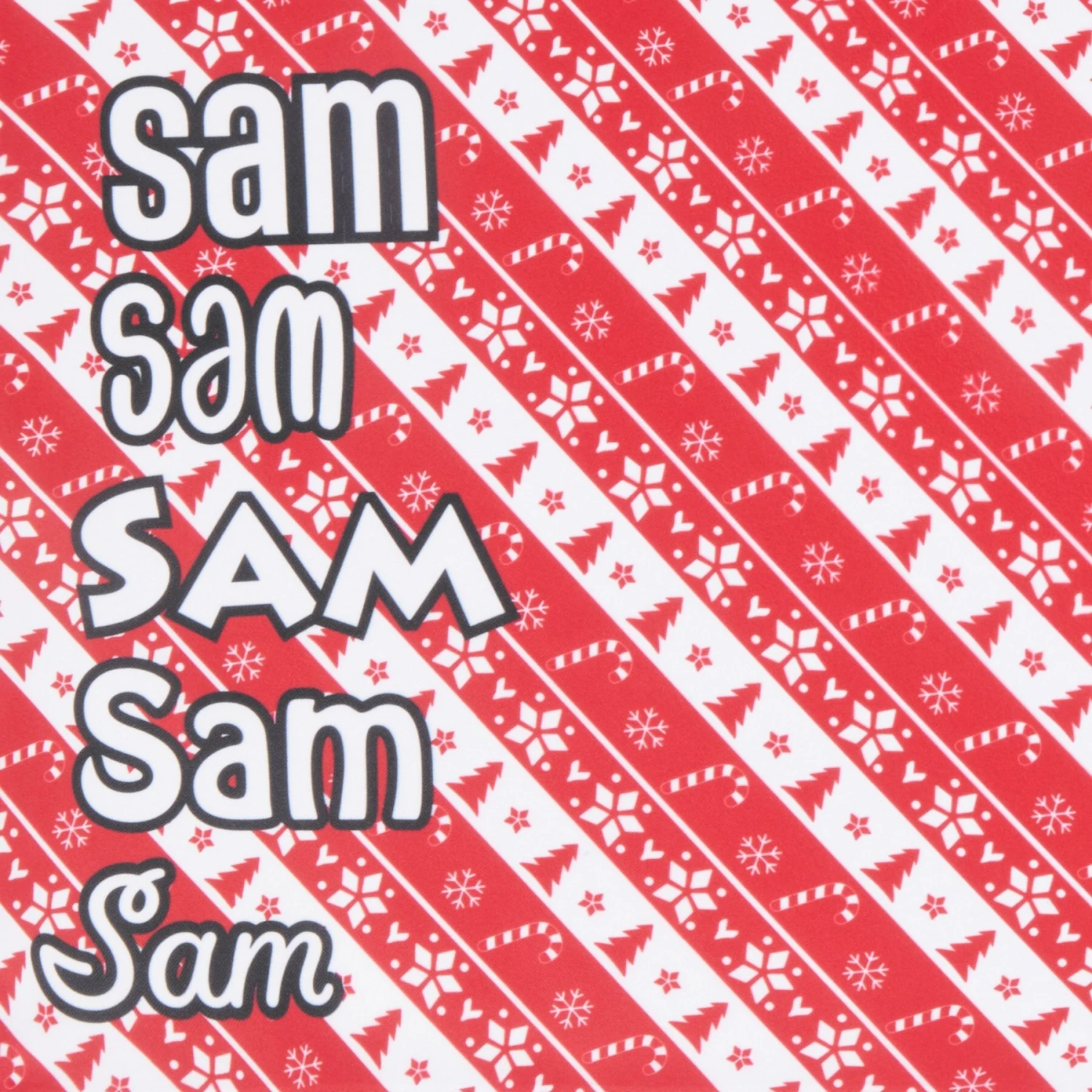 Frisco Fair Isle Personalized Dog & Cat Bandana