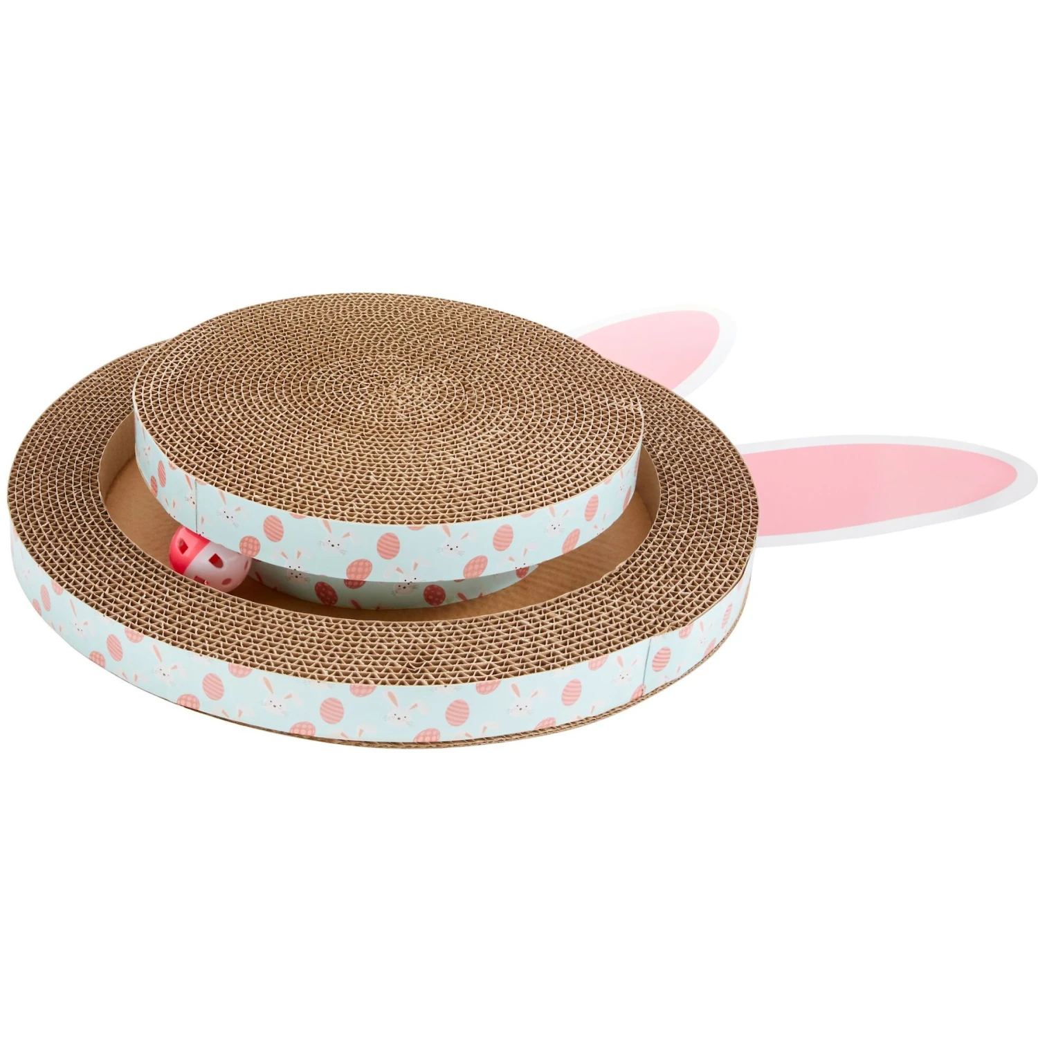 Frisco Easter Bunny Shaped Scratcher Cat Toy with Catnip