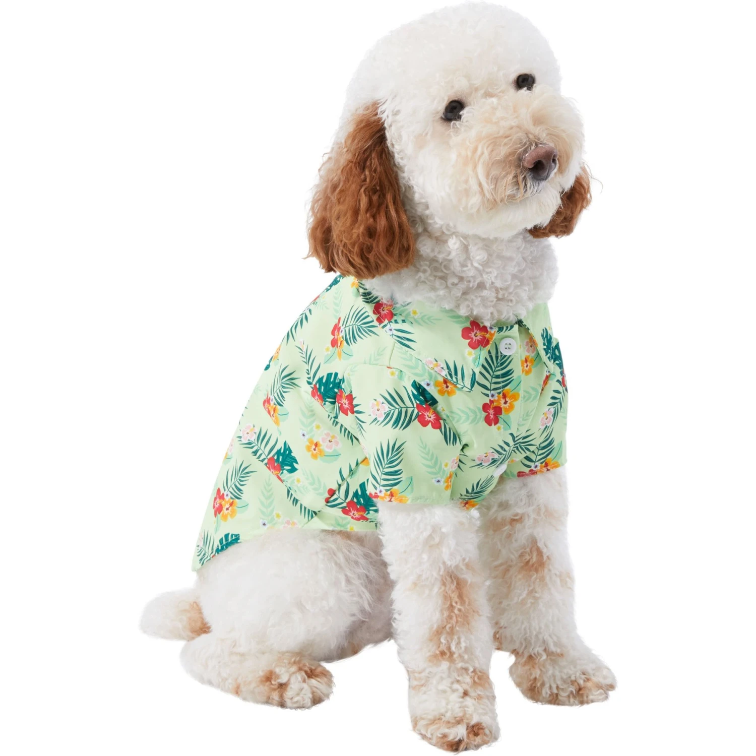 Frisco Hawaiian Floral Camp Dog & Cat Shirt
