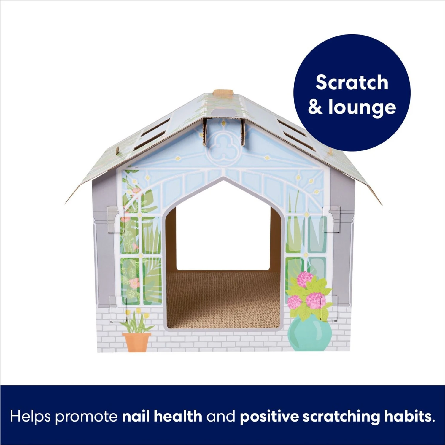 Frisco Greenhouse Cardboard Cat House