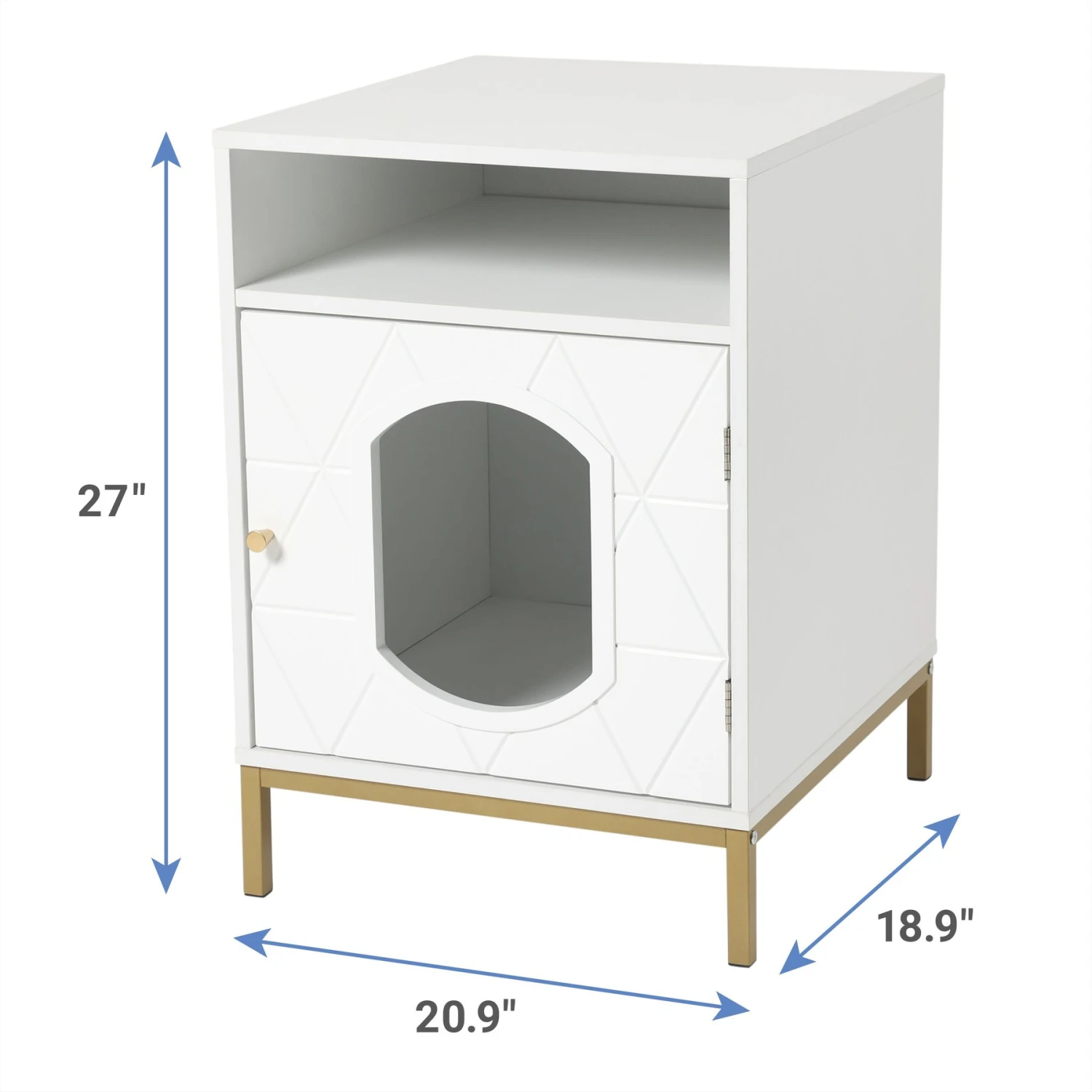 Frisco Elevated Side Table Litter Box Cover