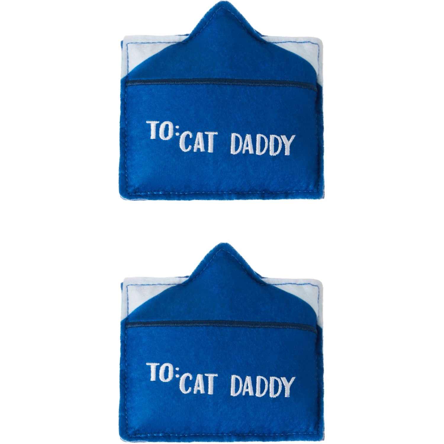 Frisco Father's Day Card Felt Cat Toy with Catnip, 2 count