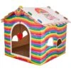 Frisco Pride Love Wins Cardboard Cat House