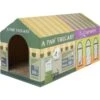 Frisco Halloween A-Paw-Thecary & Chop House Cardboard Cat House With Catnip