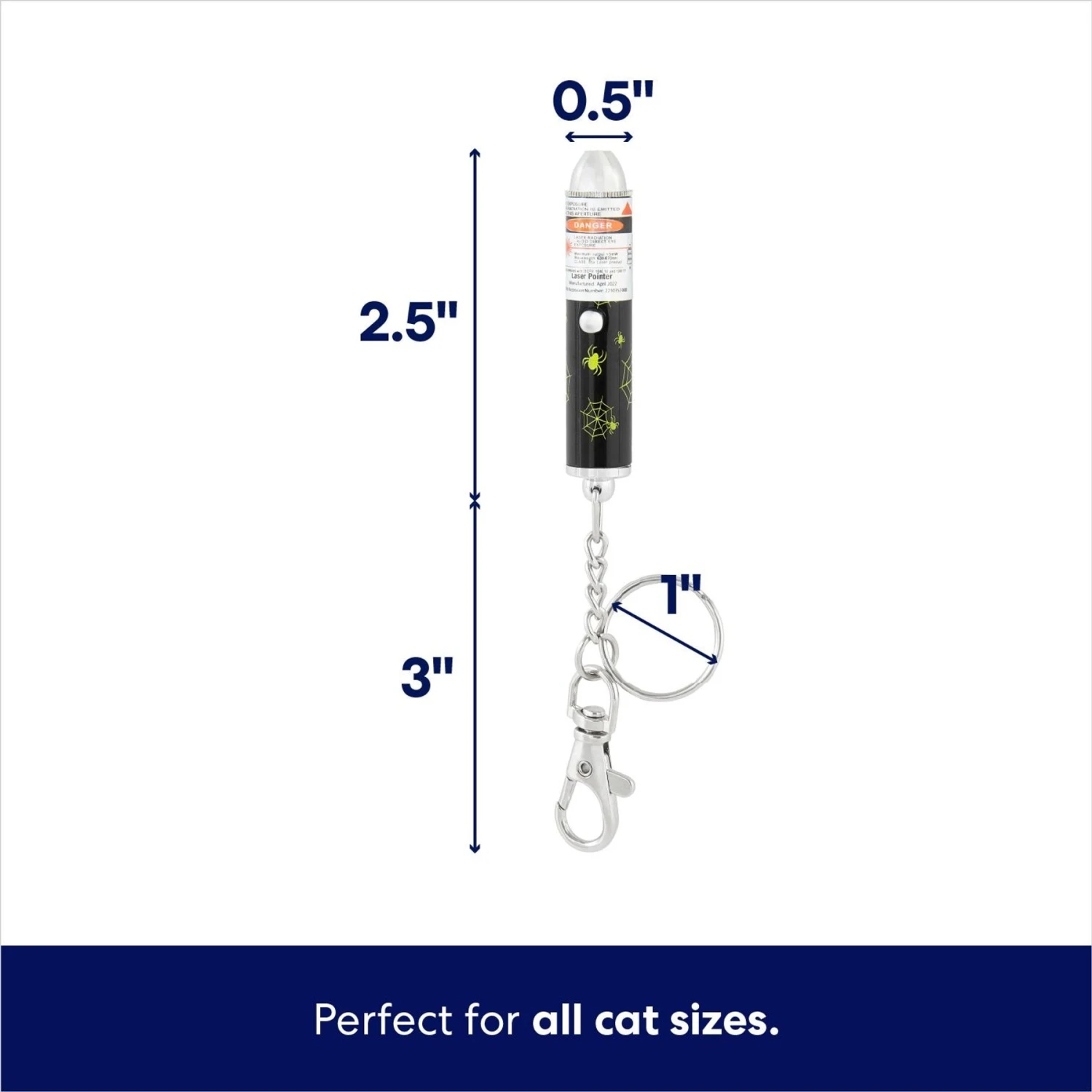 Frisco Halloween Skull Laser Cat Toy