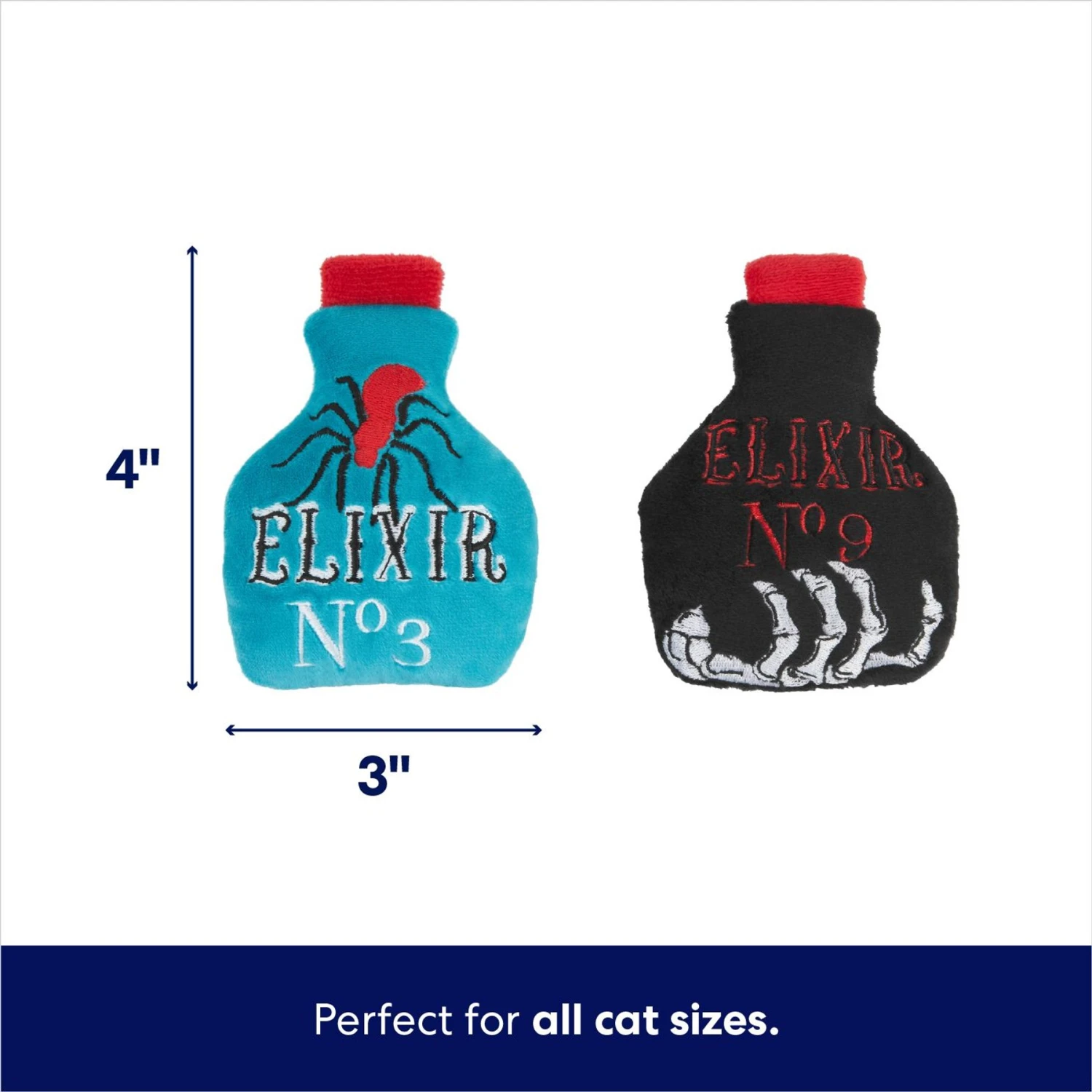 Frisco Halloween Elixirs Plush Cat Toy with Catnip