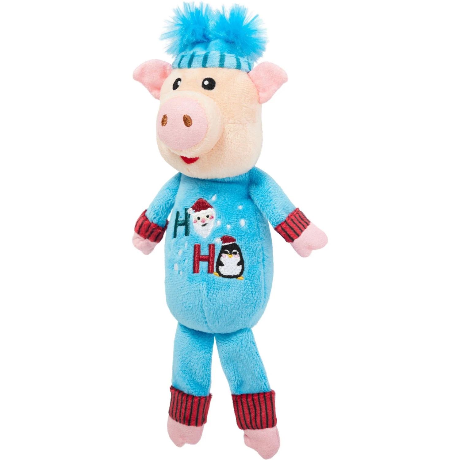 Frisco Pig in Pajamas Plush Kicker Cat Toy with Catnip