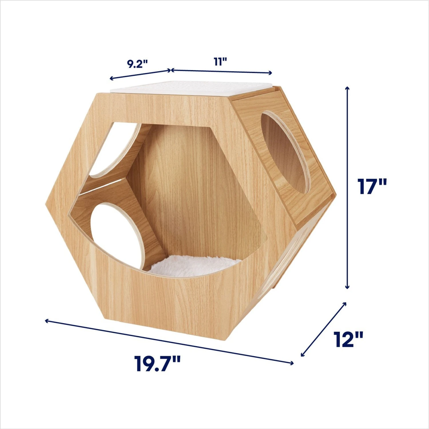 Frisco Hexagon Wall Mounted Cat Wall Shelf