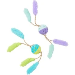 Frisco Fabric & Play Plastic Balls Cat Toy