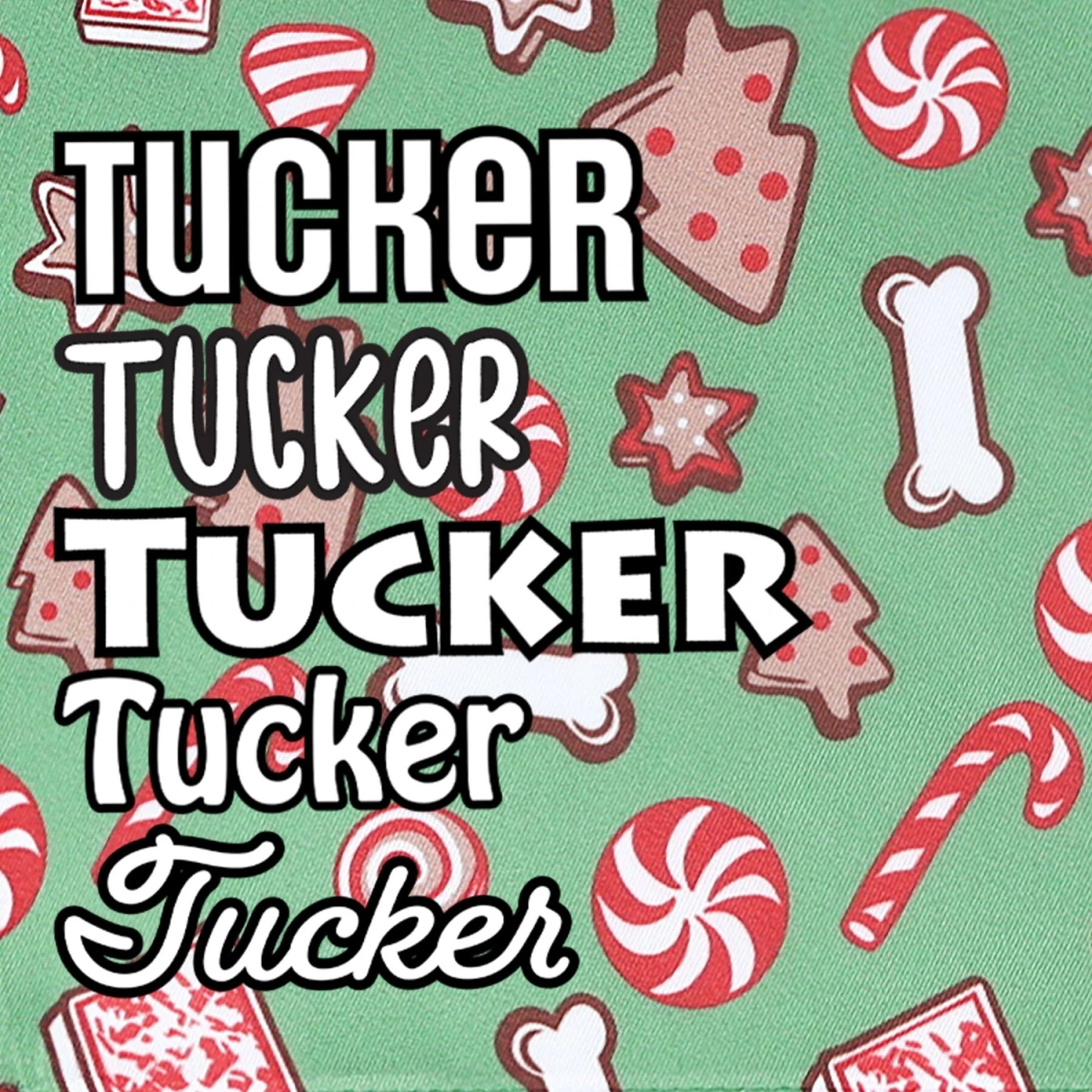 Frisco Gingerbread Treats Personalized Dog & Cat Bandana