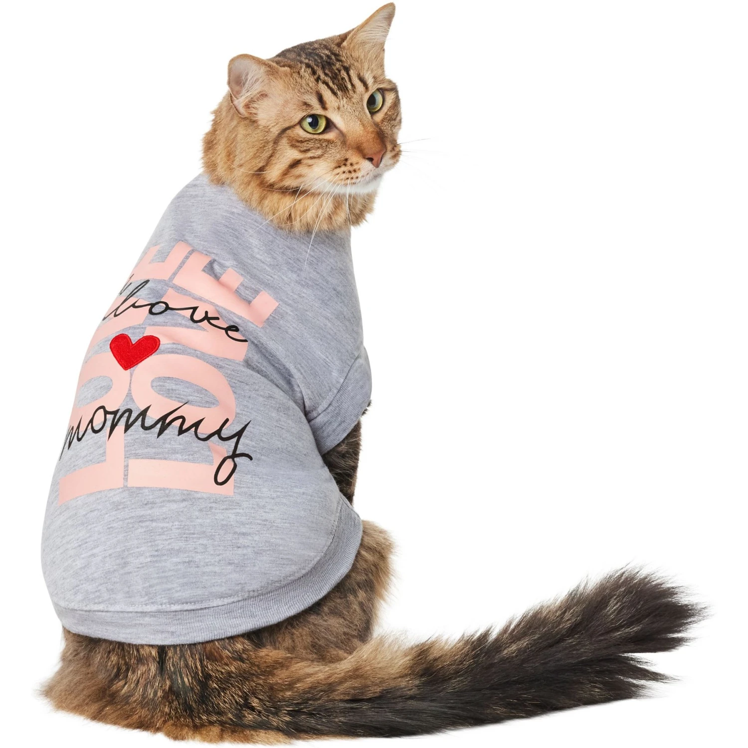 Frisco I Love Mommy Heart Dog & Cat T-Shirt