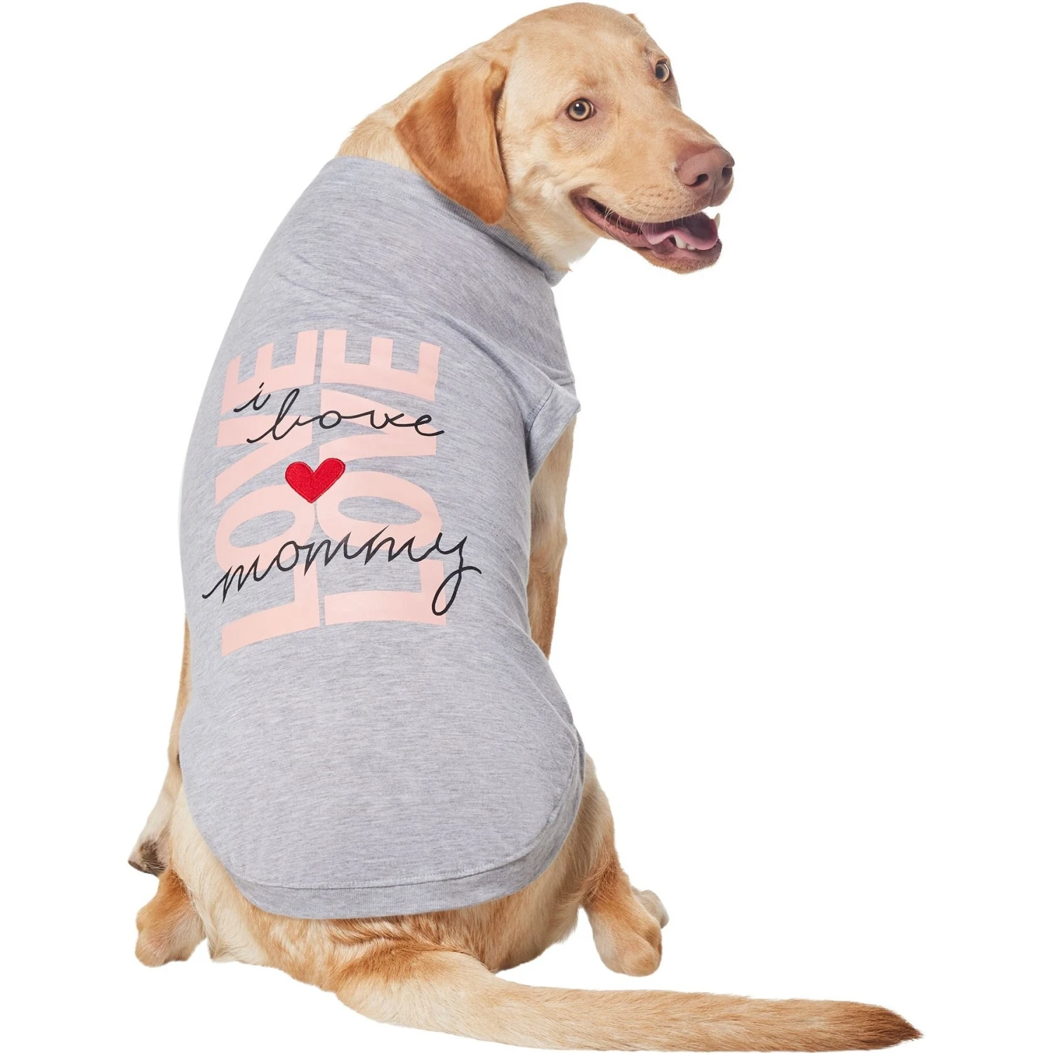 Frisco I Love Mommy Heart Dog & Cat T-Shirt