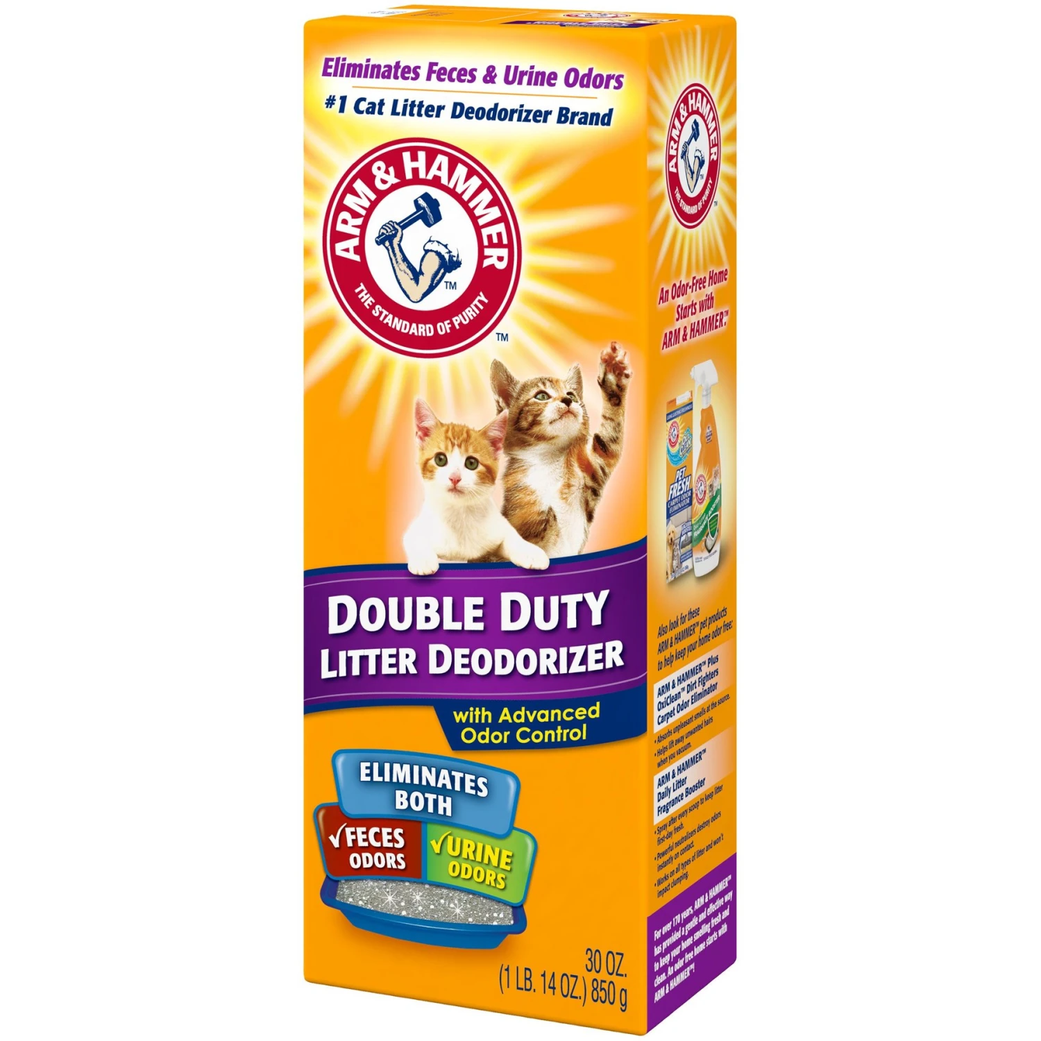 Frisco Multi-Cat Fresh Scented Clumping Clay Cat Litter & Arm & Hammer Litter Baking Soda Double Duty Cat Litter Deodorizer