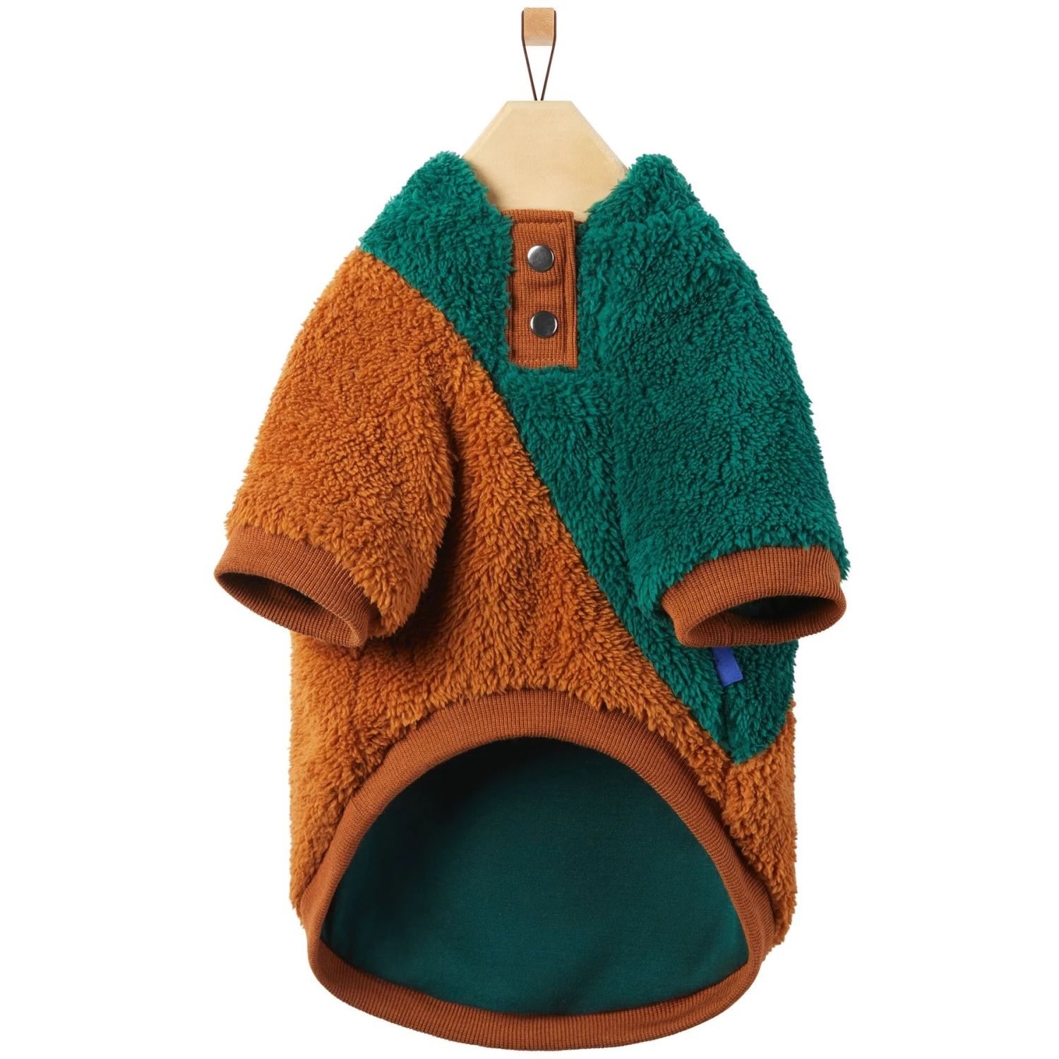 Frisco 2-Tone Colorblock Fleece Dog & Cat Hoodie