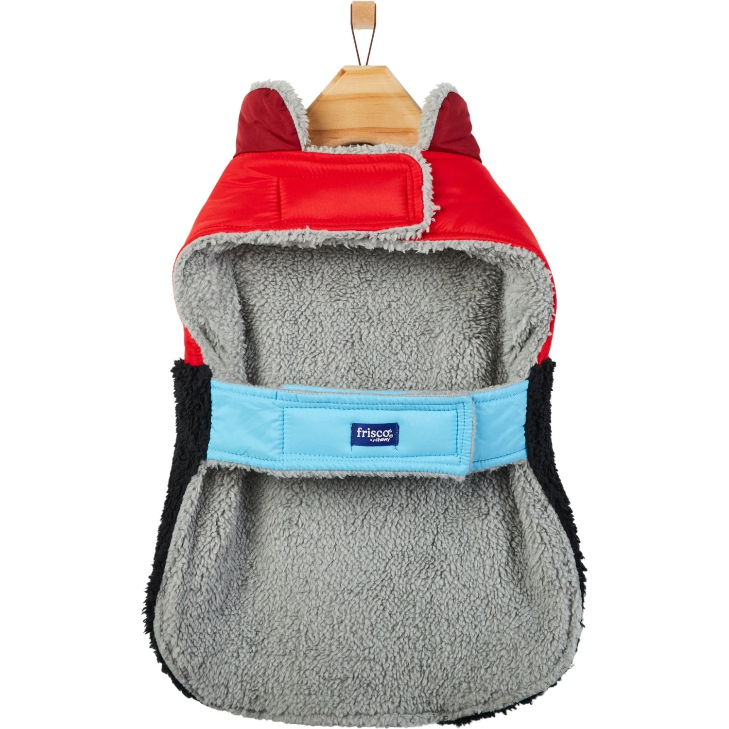 Frisco Medium Weight Retro Colorblock Mixed Media Dog & Cat Coat