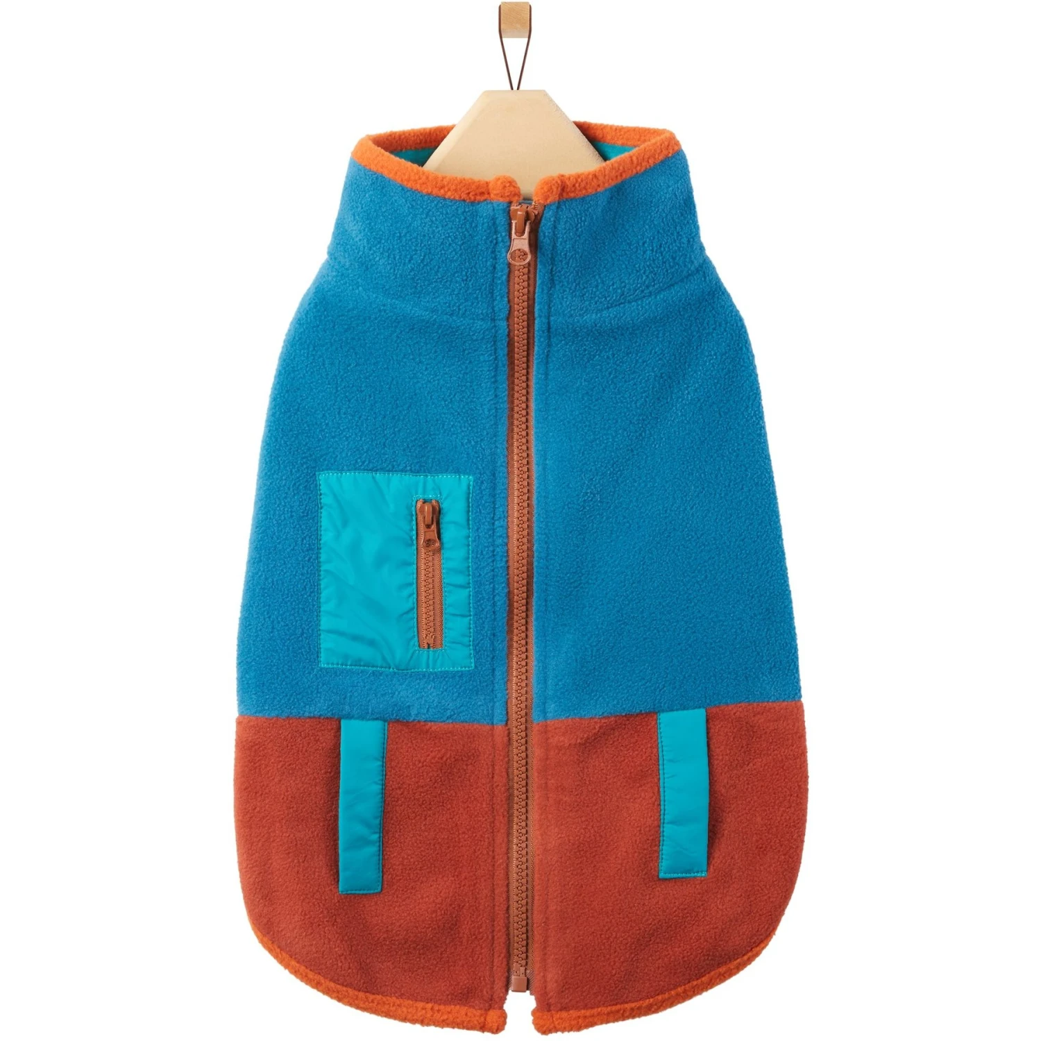 Frisco Light Weight Utility Colorblock Fleece Dog & Cat Vest