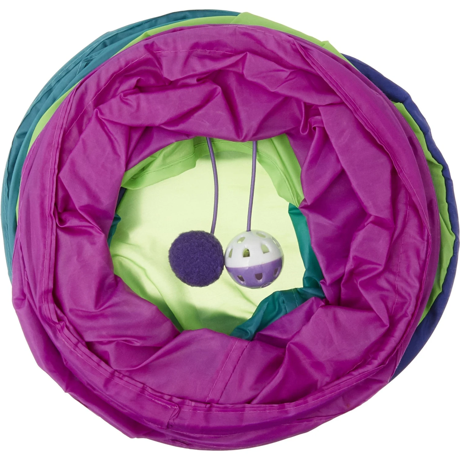 Frisco Foldable Play Tri-Tunnel Cat Toy & Frisco Butterfly Cat Tracks Cat Toy