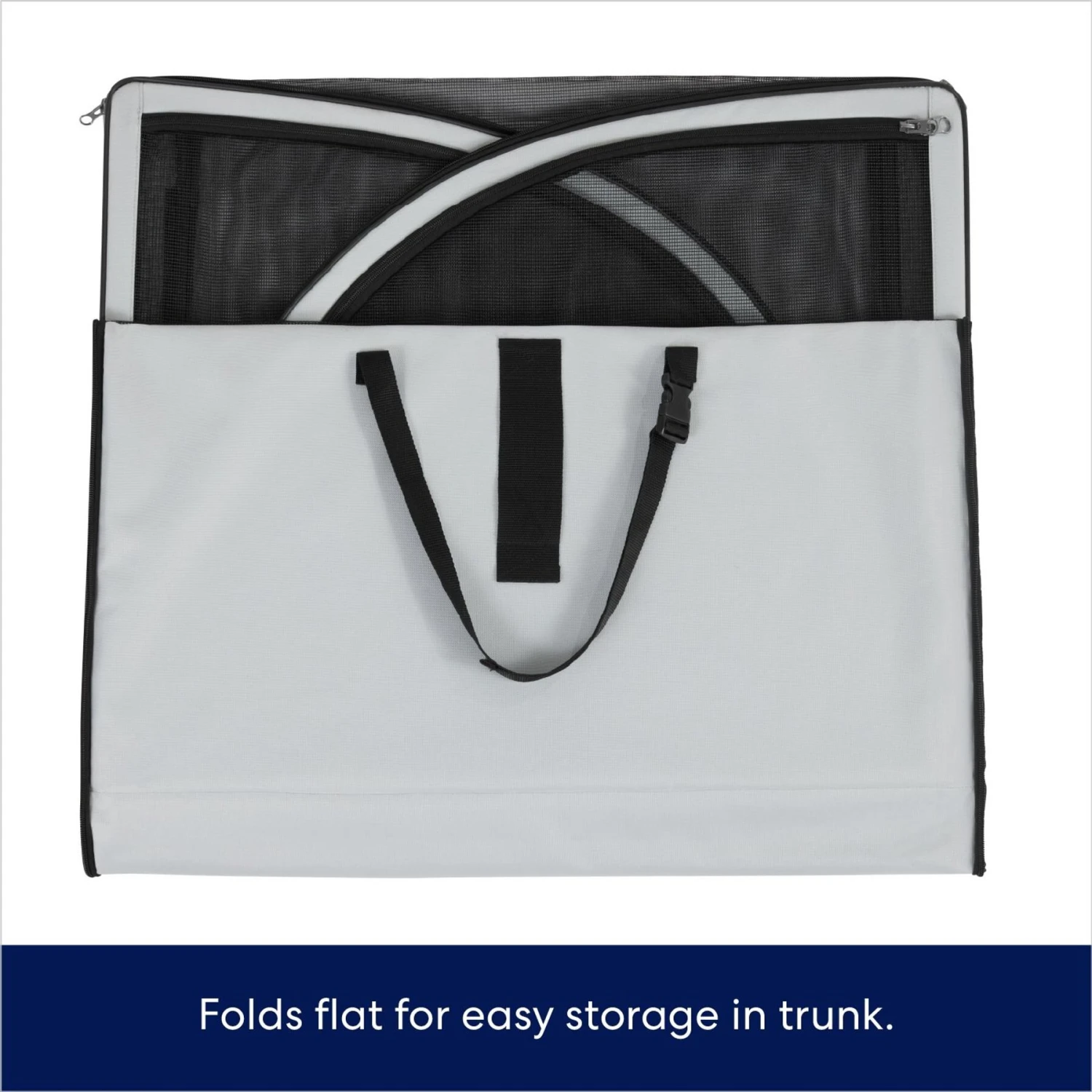 Frisco Travel Safety Dog & Cat Carrier & Pet Fit For Life Collapsible Portable Litter Box with Collapsible Bowl